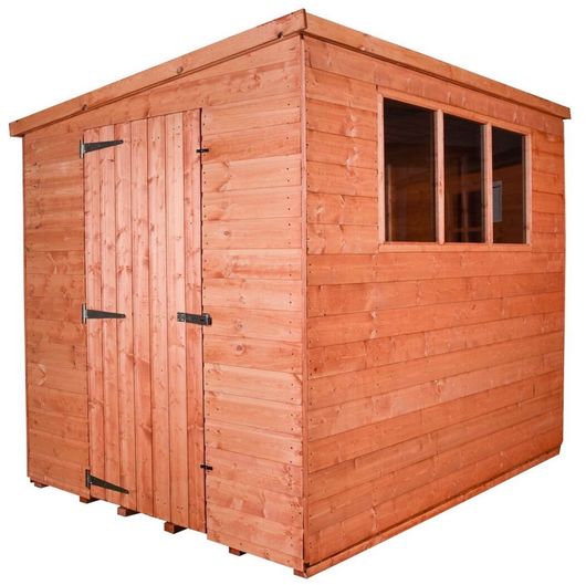 Wooden Shed Workshop Pent Model E